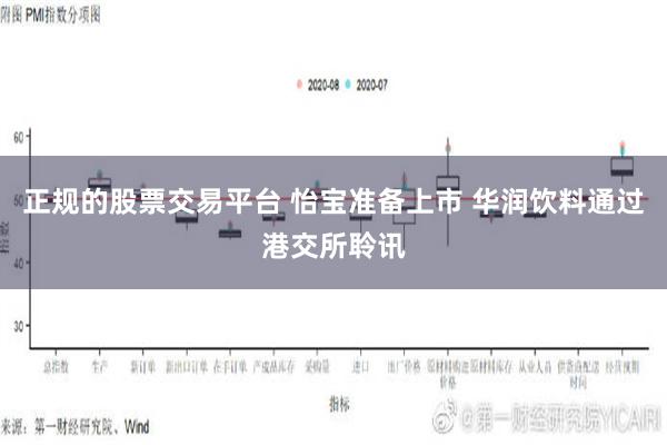 正规的股票交易平台 怡宝准备上市 华润饮料通过港交所聆讯