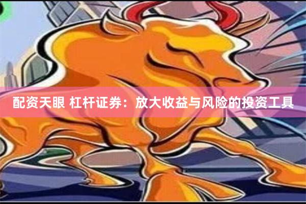 配资天眼 杠杆证券：放大收益与风险的投资工具