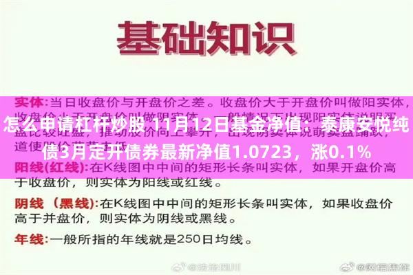 怎么申请杠杆炒股 11月12日基金净值：泰康安悦纯债3月定开债券最新净值1.0723，涨0.1%